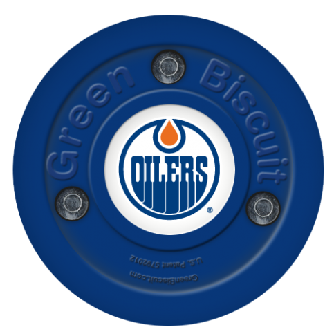 Green Biscuit Puk Green Biscuit NHL Edmonton Oilers