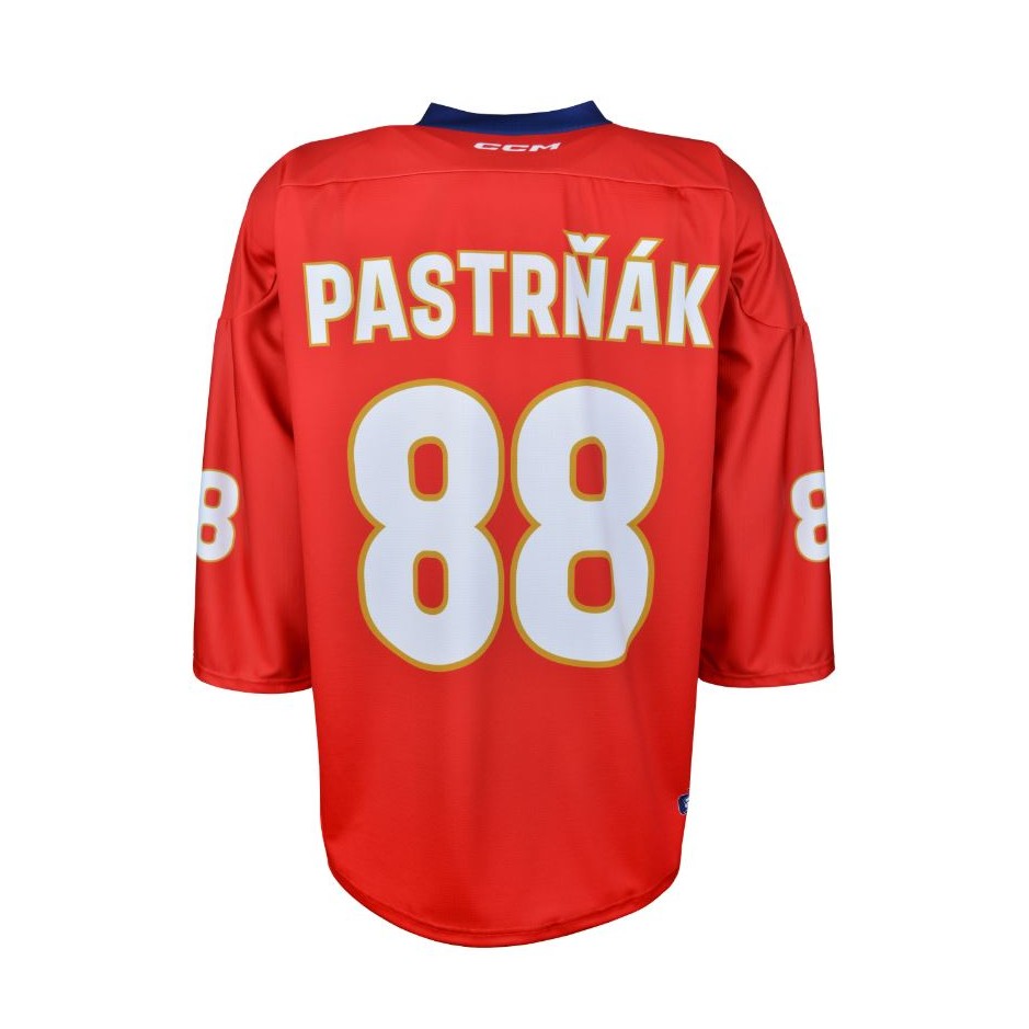 CCM Reprezentační dres CCM bez reklam červený Pastrňák