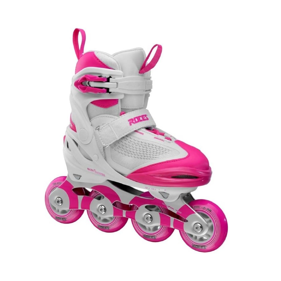 Roces Dětské kolečkové brusle Roces Moody X Girl Tif White Pink