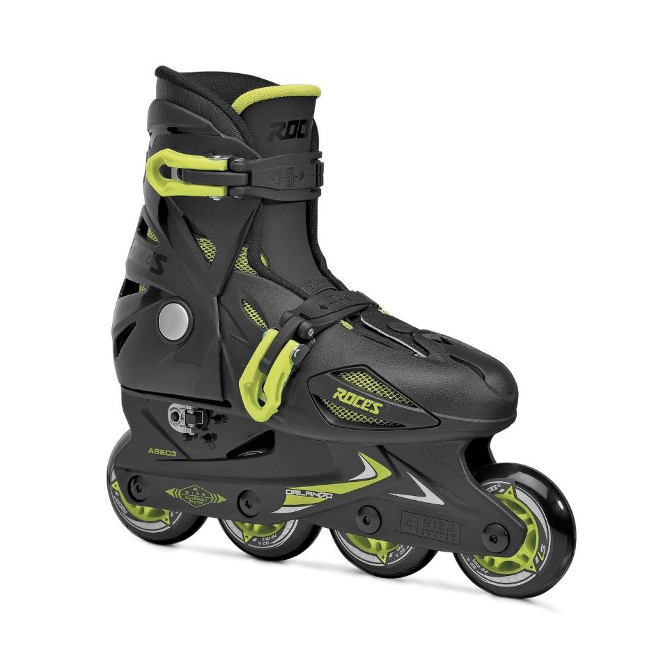 Roces Dětské kolečkové brusle Roces Orlando III Black Lime