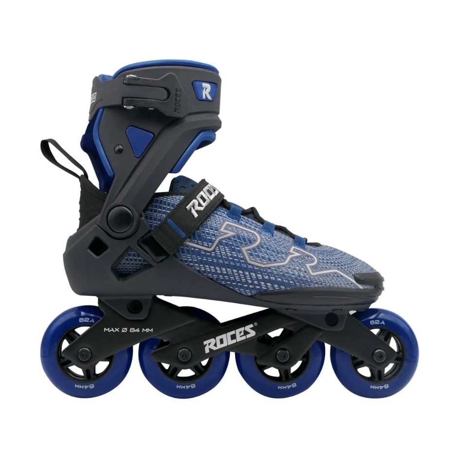 Roces Kolečkové brusle Roces R-EVO 84 Black/Blue/Light Grey