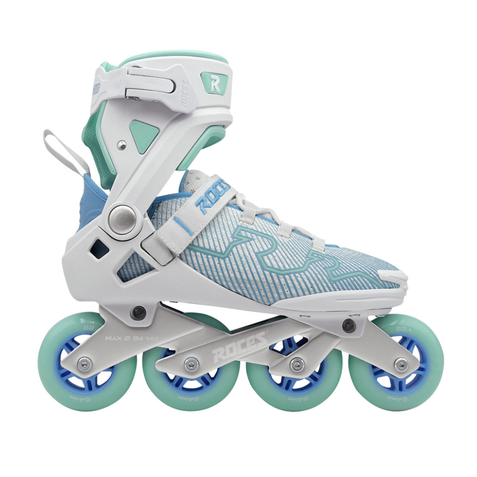 Roces Kolečkové brusle Roces R-EVO 84 Woman White/lake/Azure