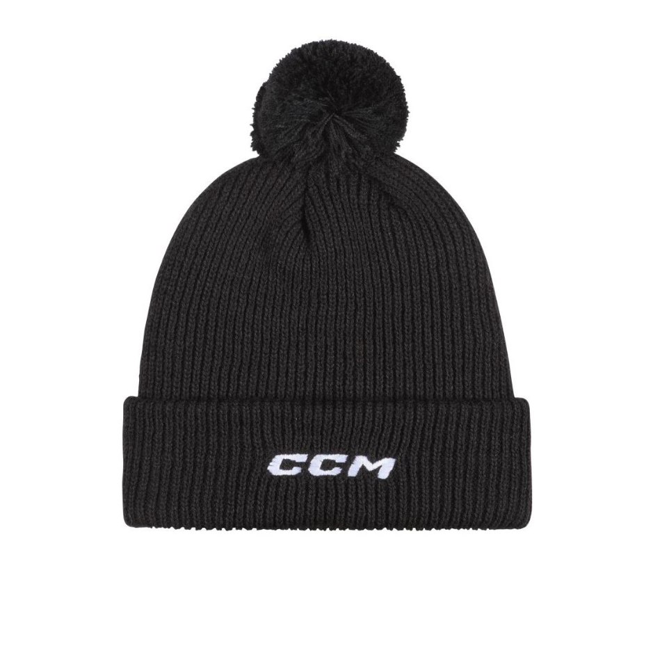 CCM Čepice CCM Team Pom Knit Polar Fleece SR