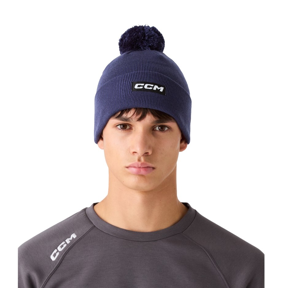 CCM Čepice CCM Team Pom Knit Polar Fleece SR
