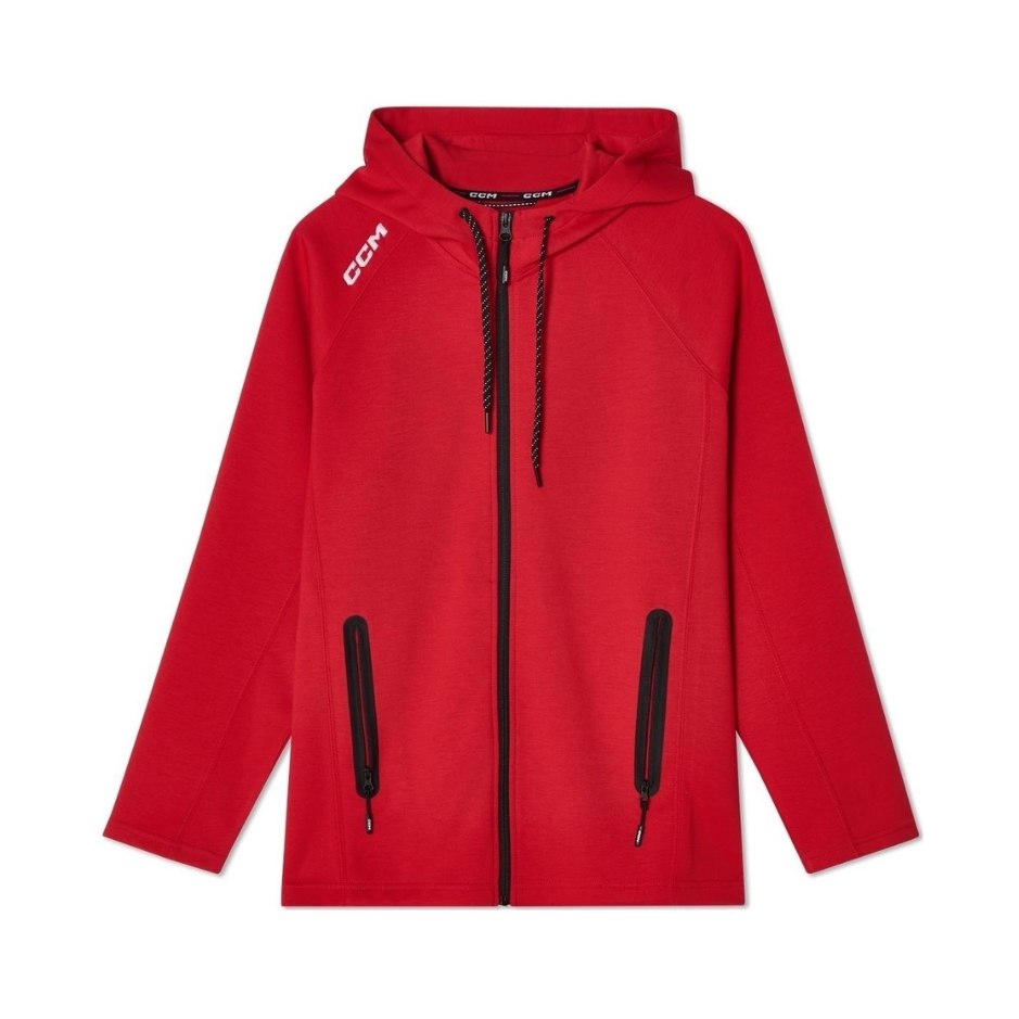CCM Mikina CCM Team Locker Room Full Zip Hoodie YTH
