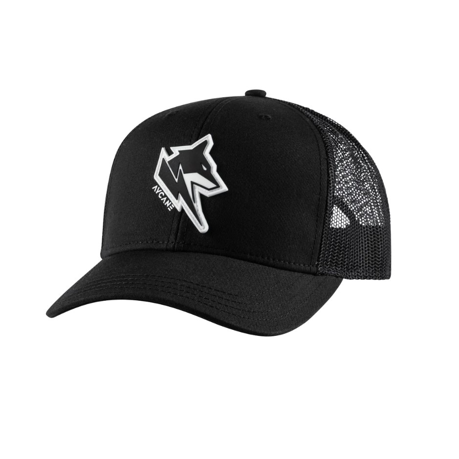 Aycane Kšiltovka Aycane Bolt Wolf Cap Black