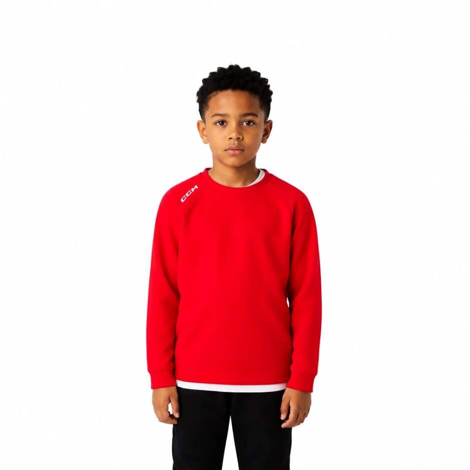 CCM Mikina CCM Team Locker Room Crew Neck YTH