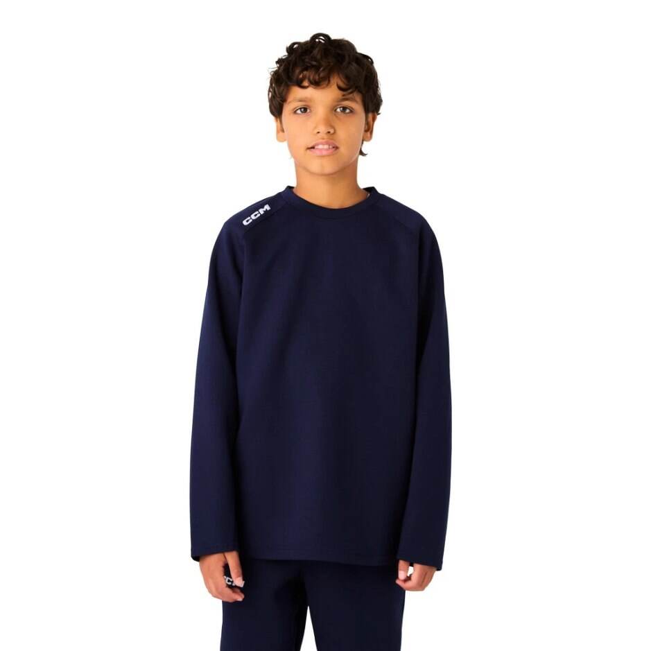 CCM Mikina CCM Team Locker Room Crew Neck YTH